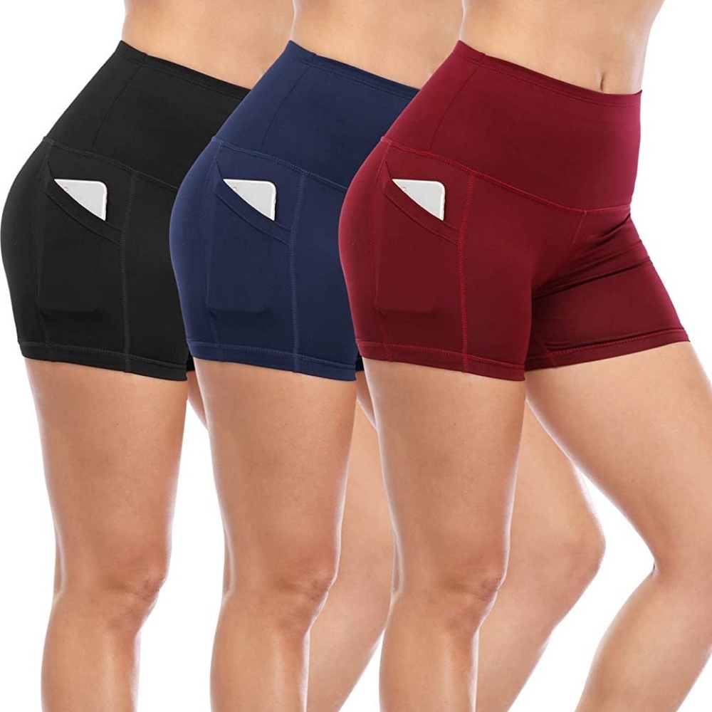 High waisted spandex shorts